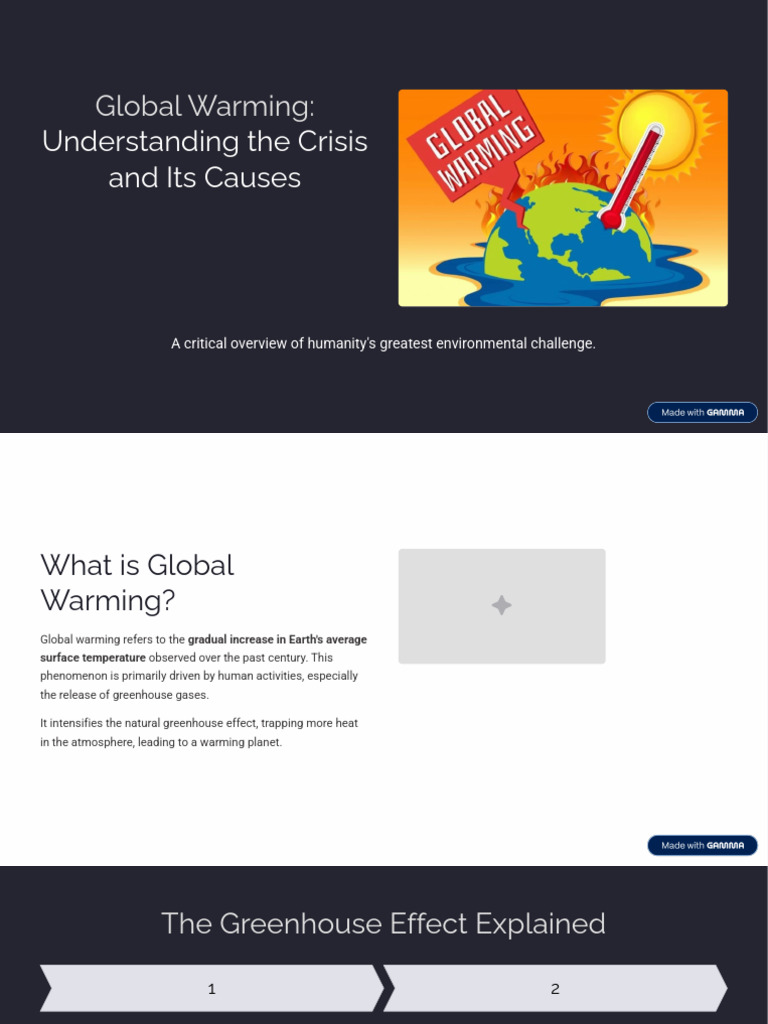 Global Warming Understanding The Crisis and Its Causes | PDF ...