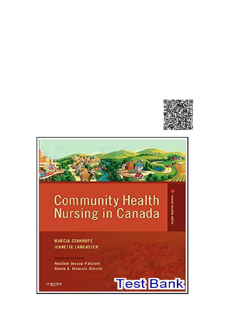Community Health Nursing in Canada 2nd Edition Stanhope Lancaster Test ...