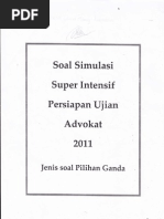 Download Contoh Soal Latihan Ujian Advokat PERADI by Syukni Tumi Pengata SN101317582 doc pdf