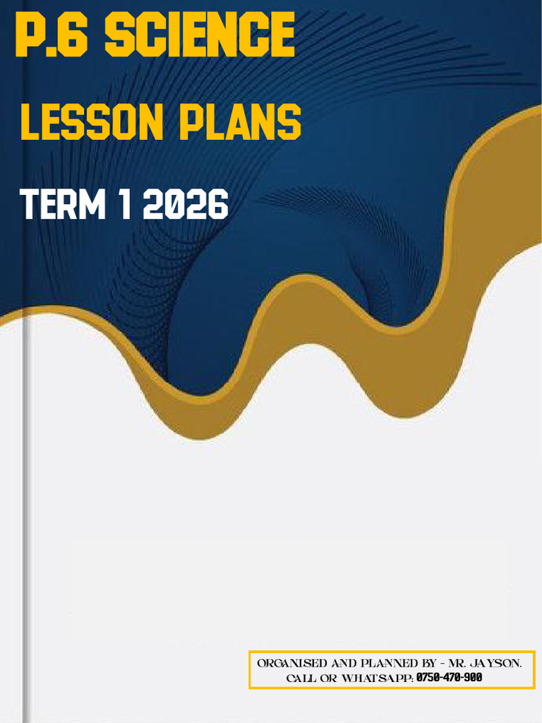 p.6 Science Lesson Plans Term One 2026 - Pre | PDF | Snake | Mammals