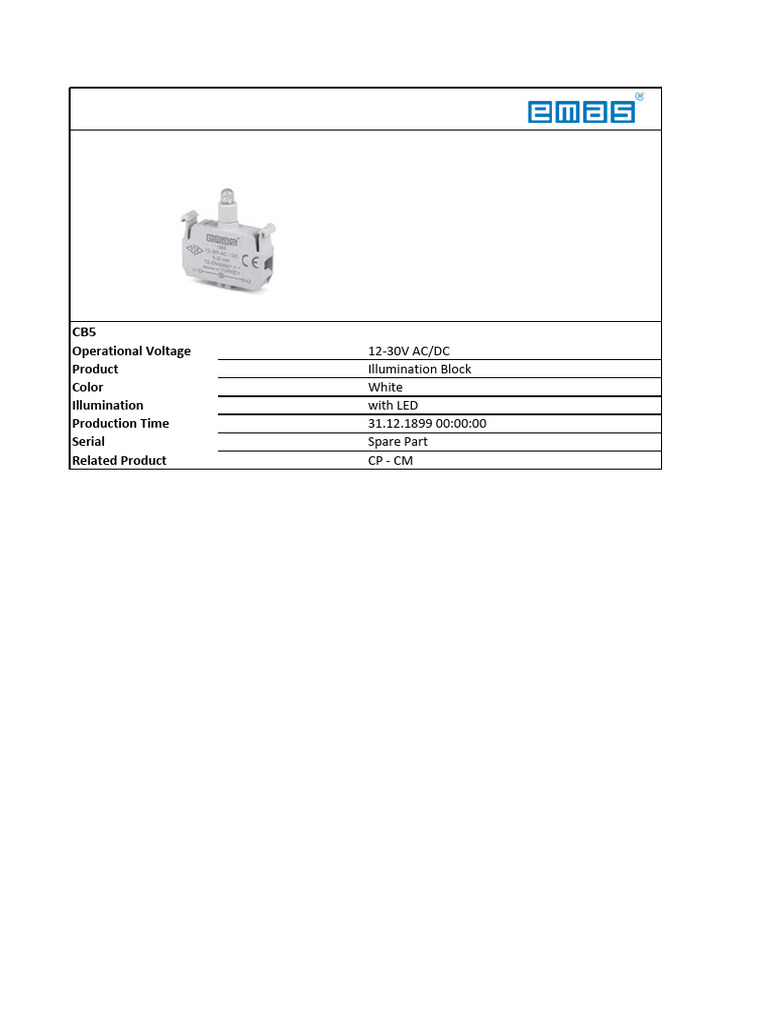 Datasheet CB5 en | PDF