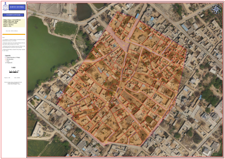 Lalianwali Mansa 35938 Village Map | PDF