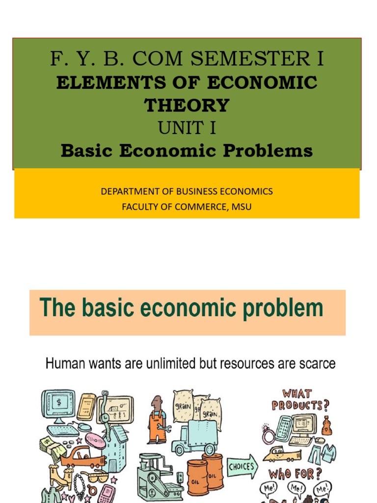 Eet 5 Basic Economic Problems | PDF | Pareto Efficiency ...
