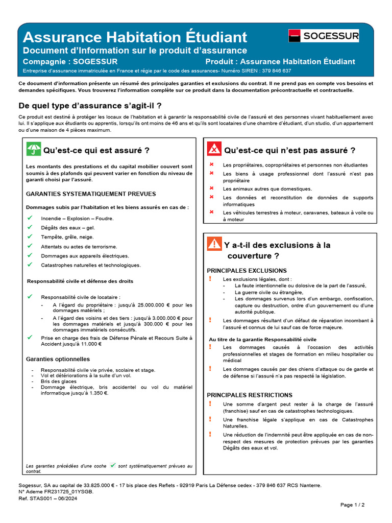 mrhfour-MRH IPID | PDF | Assurance