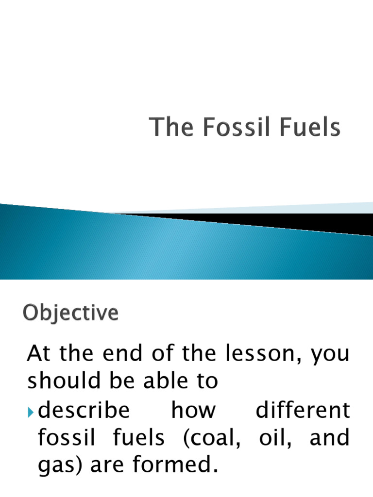 LECTURE 10 The Fossil Fuels | PDF | Petroleum | Fuels