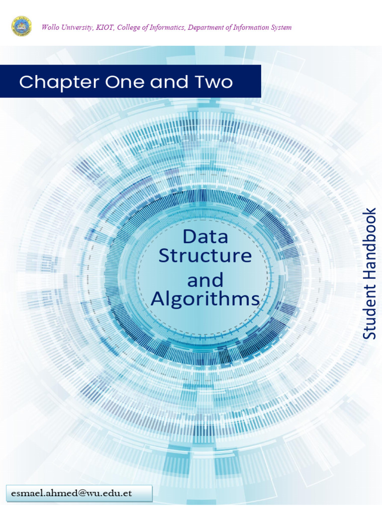 Data Structure and Algorithm Handout Chapter One and Two | PDF ...