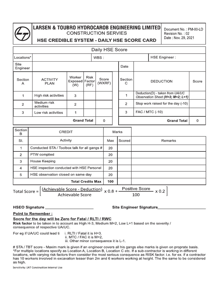 UA UC Observation Sheet | PDF