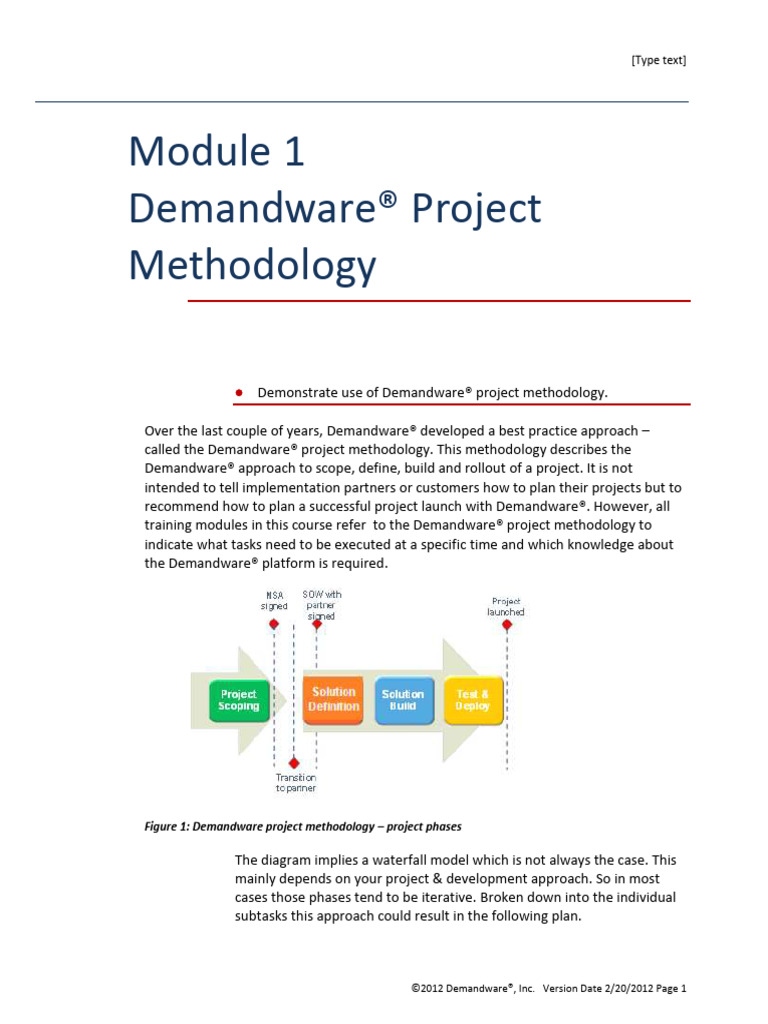 Module 1 Project Methodology | PDF | Software Testing | System