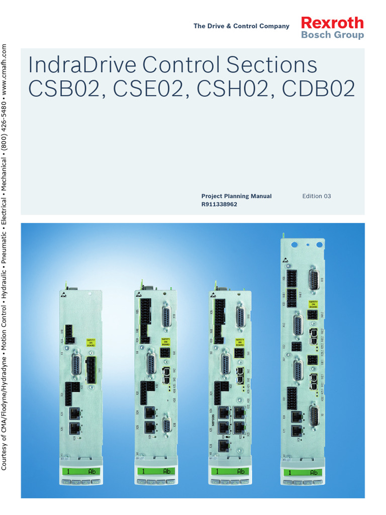 IndraDrive Control Sections Gen2 PPM | PDF