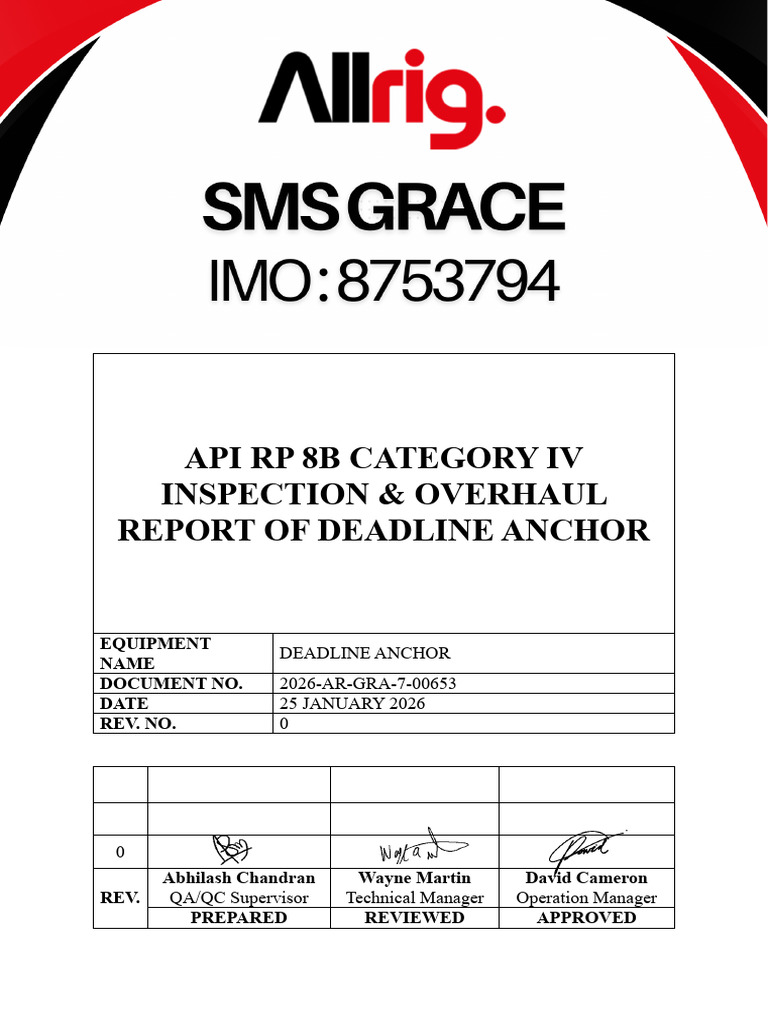2026 AR GRA 7 00653 Data Book Deadline Anchor | PDF | Mechanical ...