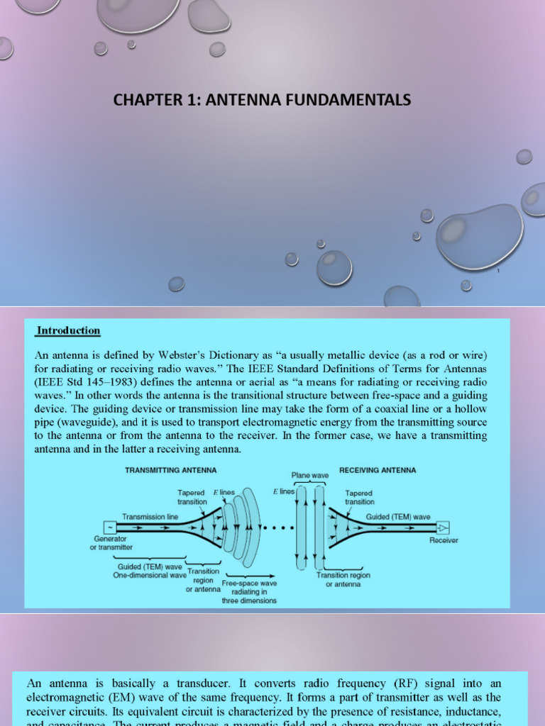 Lecture 2 New Propagation and Antenna Chapter 1 | PDF