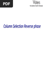 Column Comparison Guide | PDF | High Performance Liquid Chromatography ...