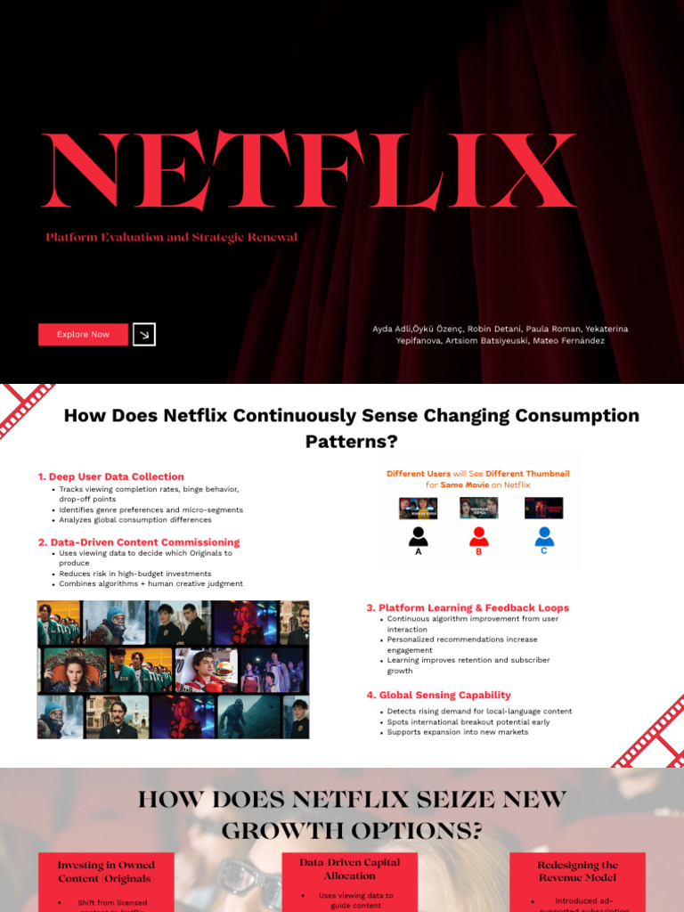 Netflix Platform Evolution | PDF | Netflix | Streaming Media