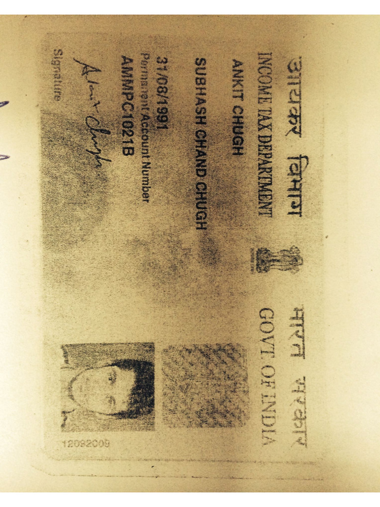 Ankit Pan Card | PDF