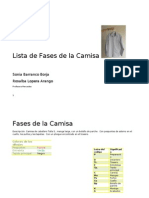 Lista de Fase de La Camisa