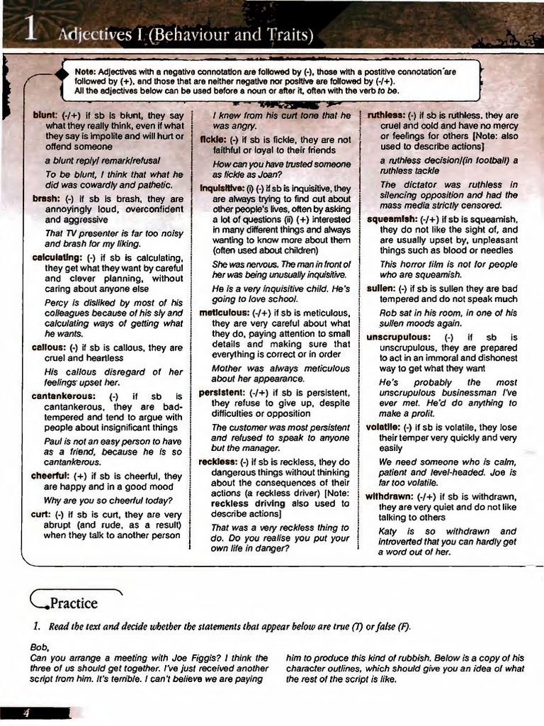 Advanced Grammar and Vocabulary ST | PDF