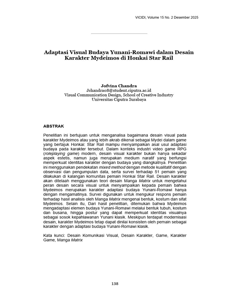 Adaptasi+Visual+Budaya+Yunani Romawi+Dalam+Desain+Karakter+Mydeimos+Di ...