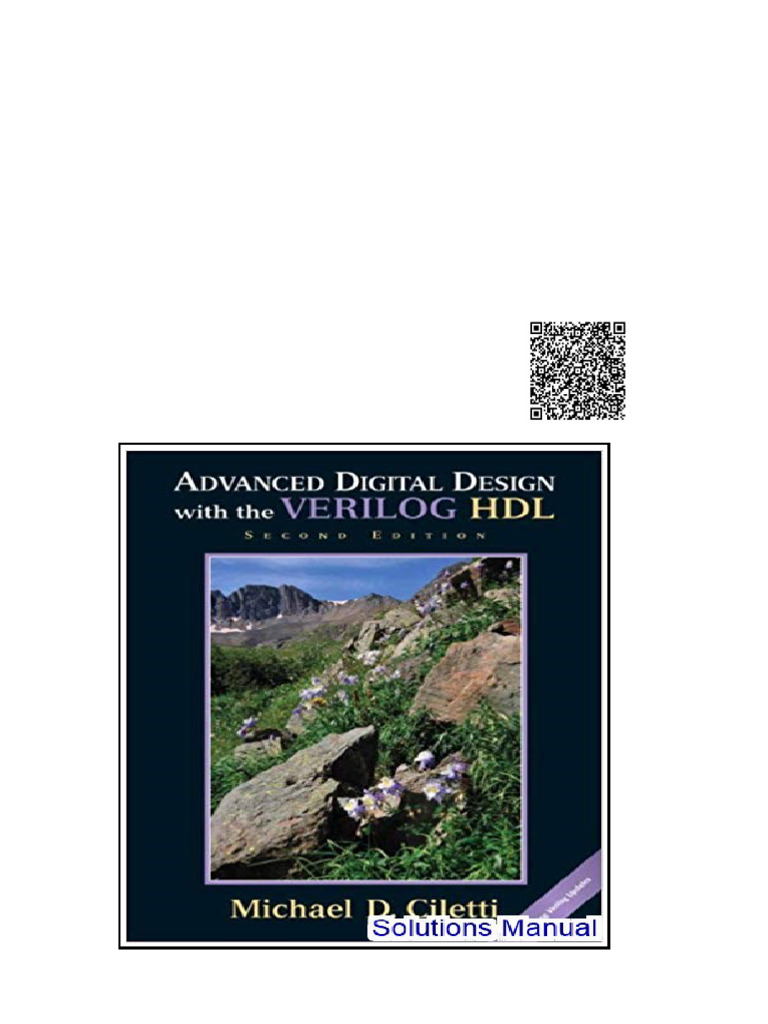 Advanced Digital Design With The Verilog HDL 2nd Edition Ciletti Solutions Manual | PDF ...