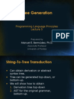 Tree Generation: Programming Language Principles