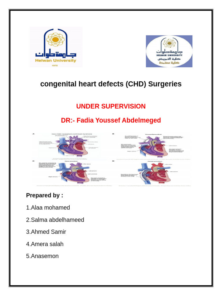 Congenital Heart Defects (CHD) Surgeries-2 | PDF