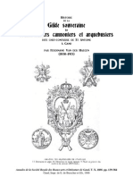 1866 VAN DER HAEGEN Histoire de La Gilde Souveraine Des Couleuvriniers Cannoniers a Gand
