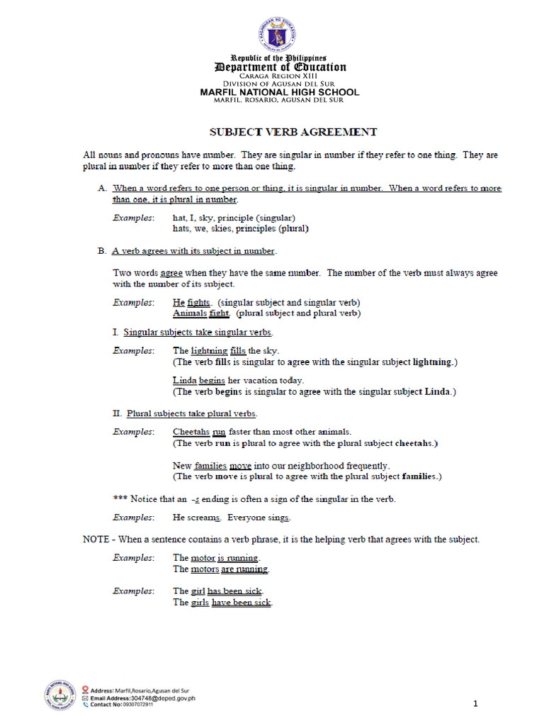 Lecture SV Agreement | PDF