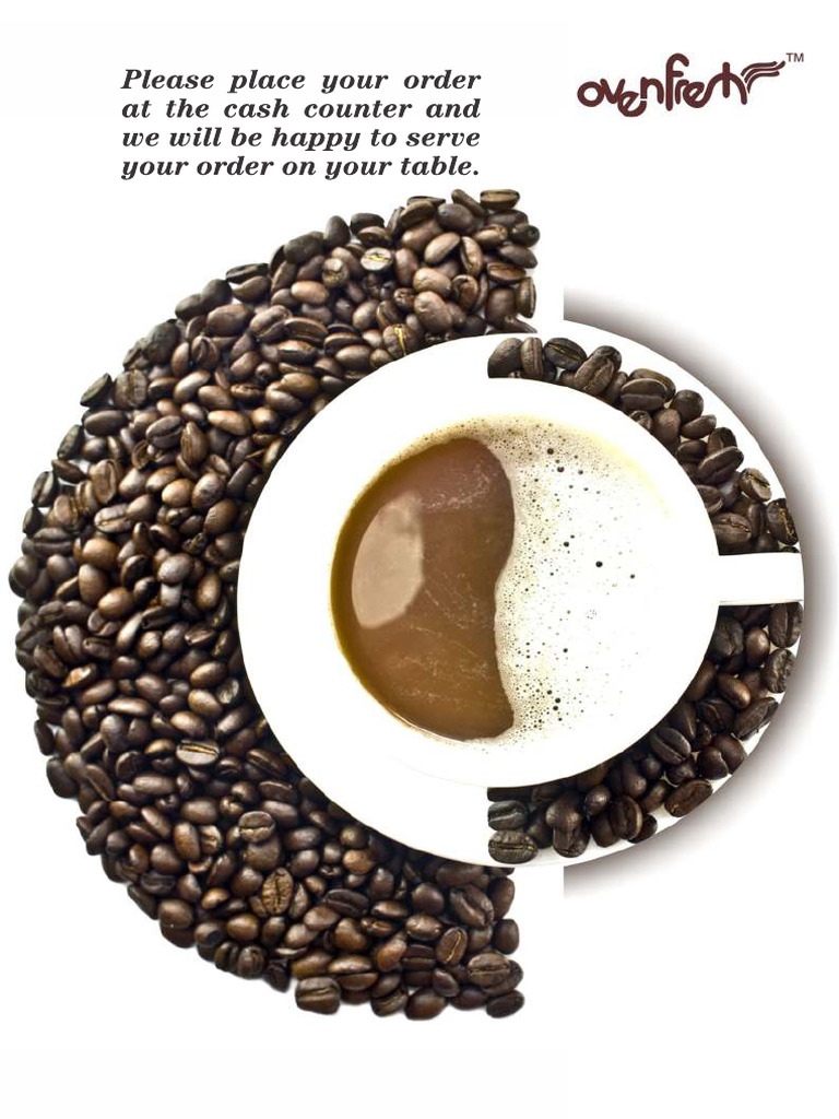 OvenFresh Drinks Menu | PDF