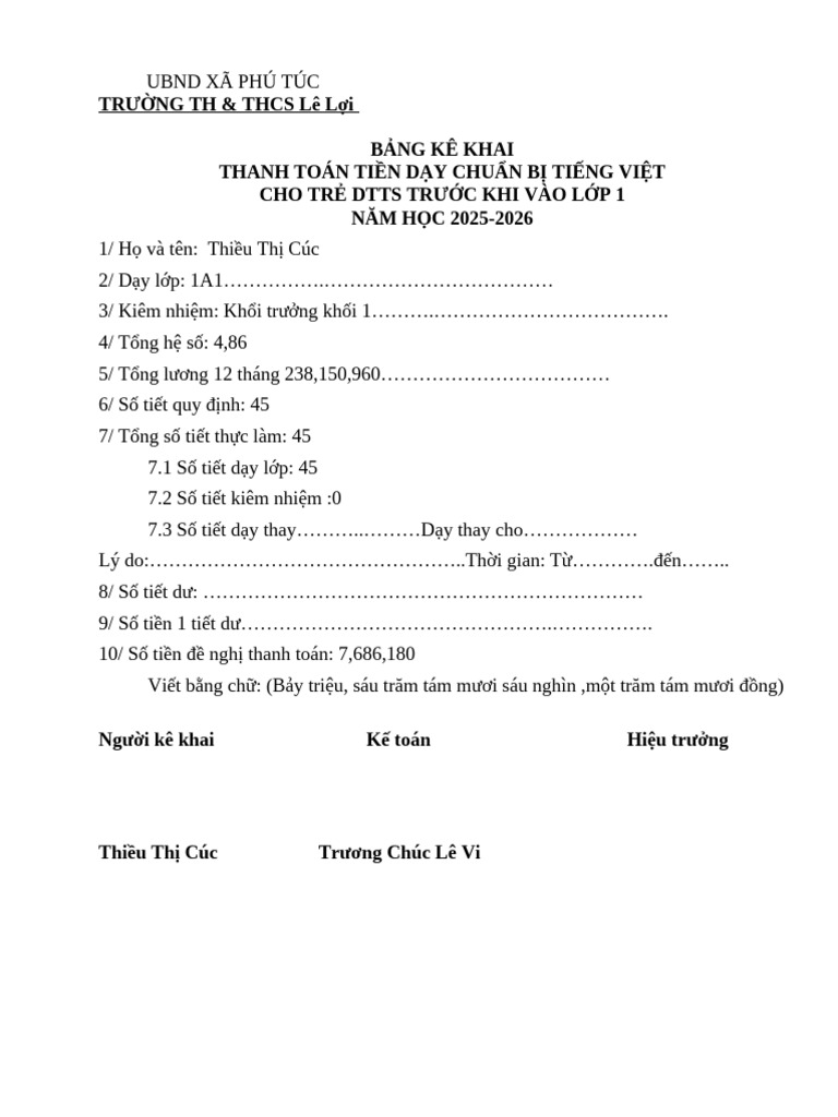 Bang Ke Tang Gio | PDF