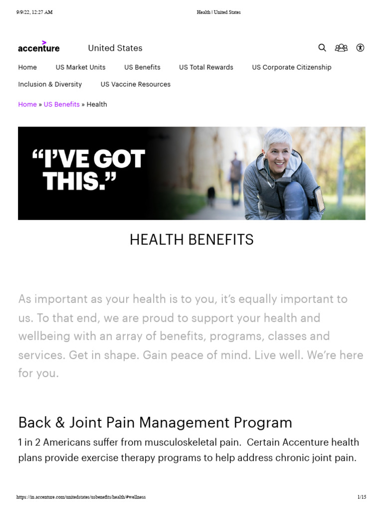 Accenture Health Benefits | PDF | Health Savings Account | Health Care