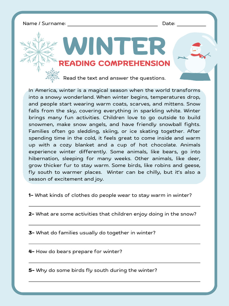 Winter Reading | PDF