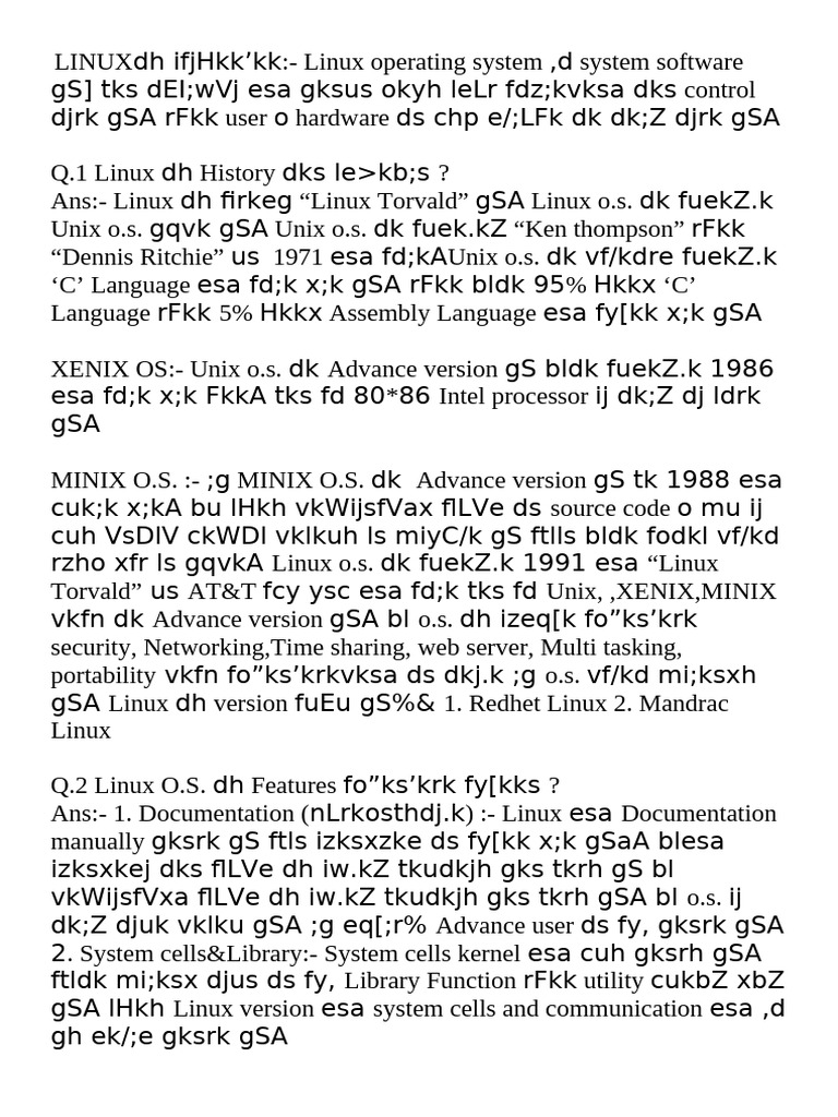UNIT 4_LINUX PG | PDF | Directory (Computing) | Unix