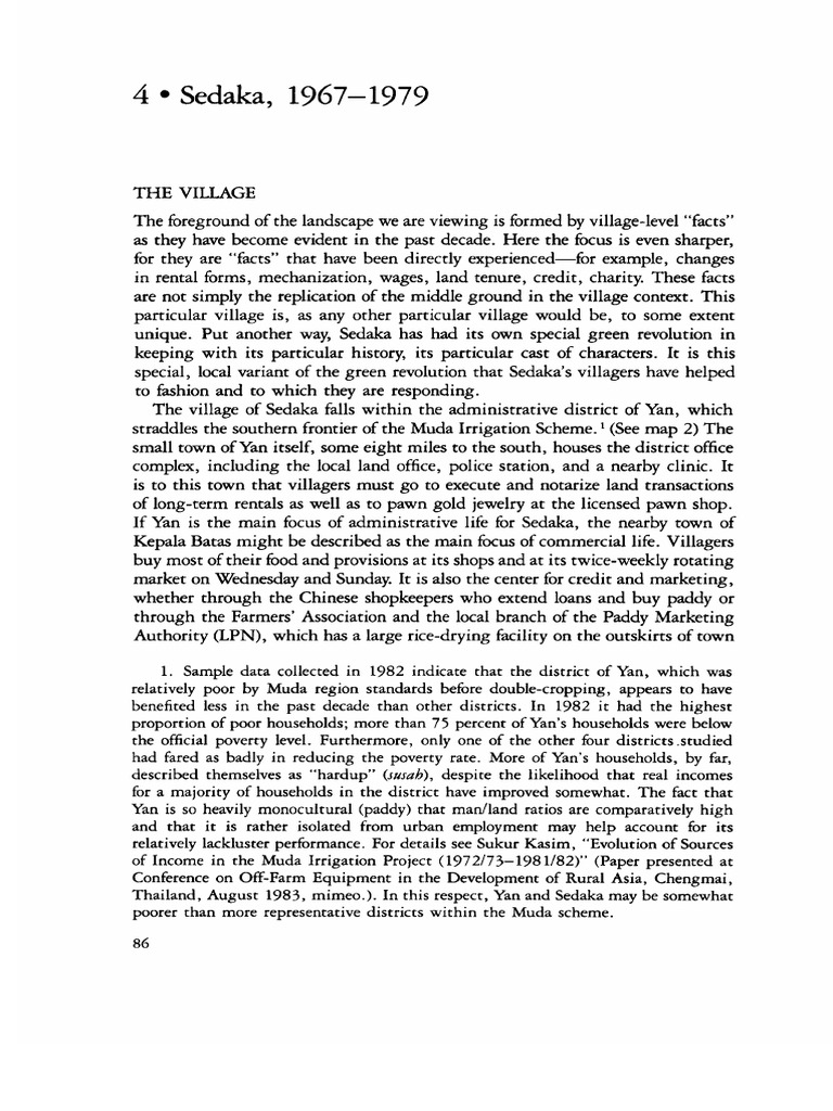 Weapons of The Weak Everyday Forms of Peasant Resi... - (4. Sedaka 1967 ...