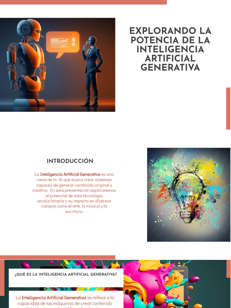 ia generativa | PDF | Inteligencia artificial | Inteligencia (IA) y ...