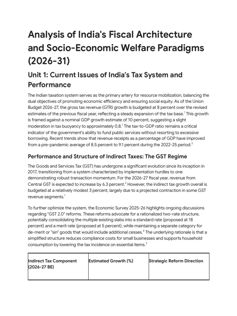 Public Finance in India Notes | PDF | Taxes | Government Budget Balance
