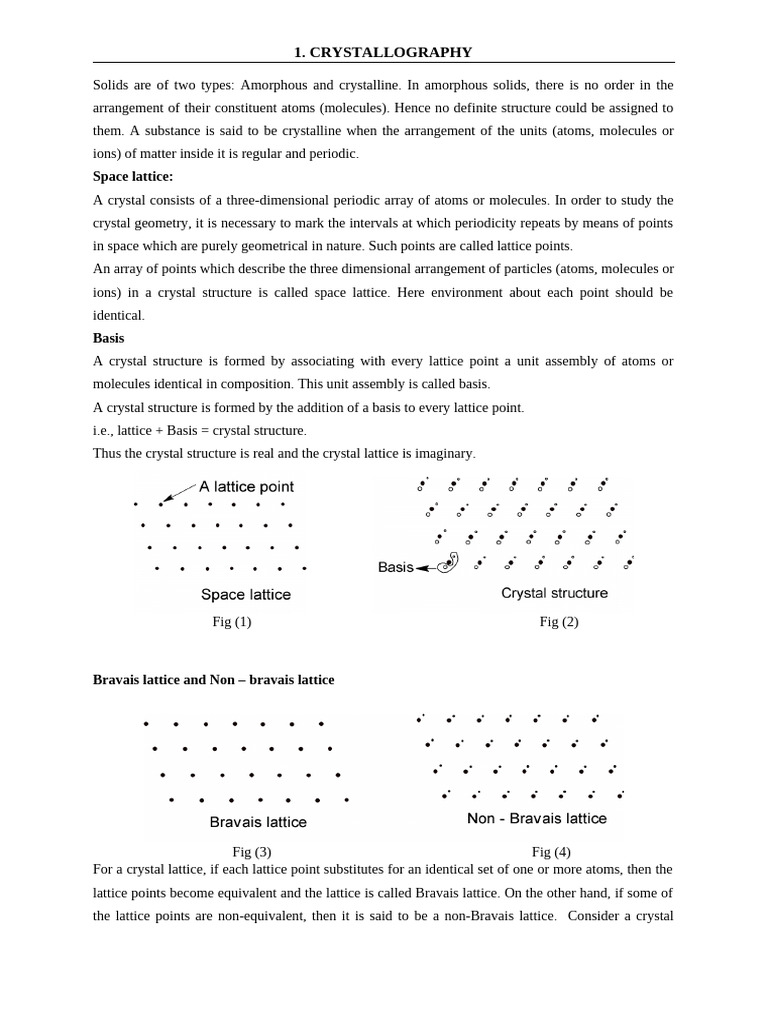 Crystallography | PDF | Crystal Structure | Electron