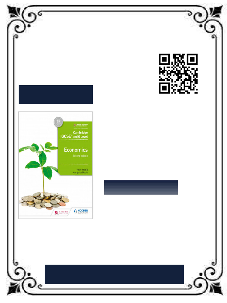 Cambridge IGCSE and O Level: Economics 2nd Edition Paul Hoang Digital ...