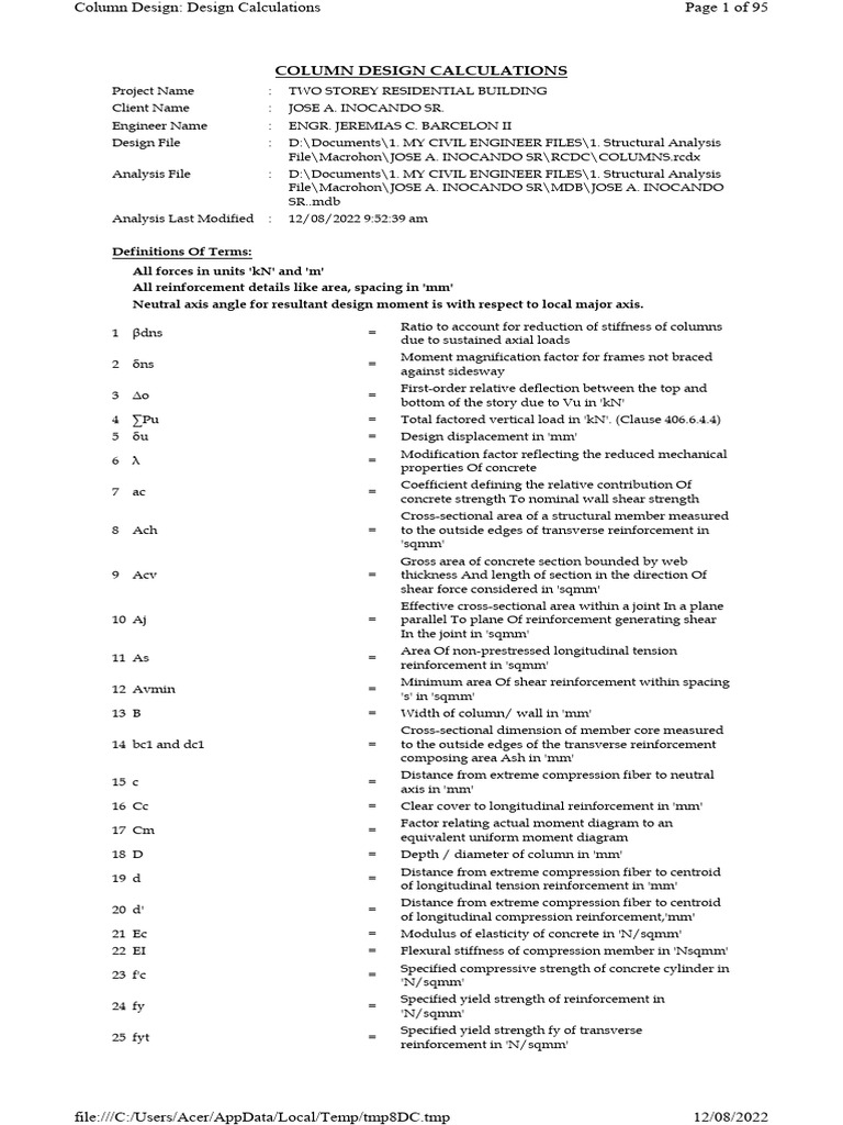 Columns | PDF | Bending | Beam (Structure)