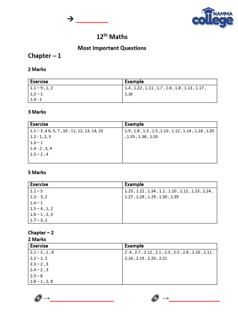 12th Maths | PDF