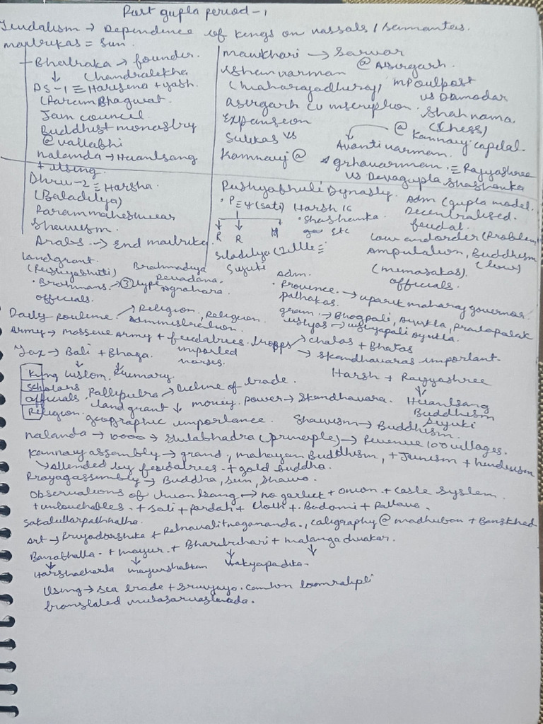 Medieval History Notes Timeline | PDF