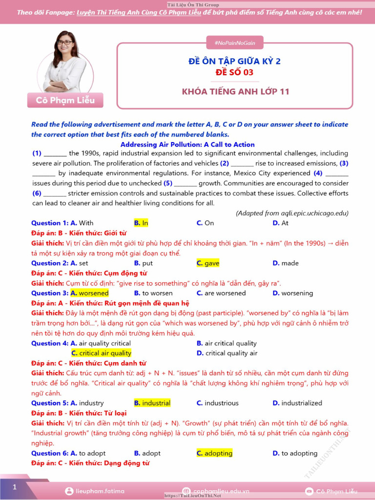 Giai Chi Tiet de 03 PDF | PDF