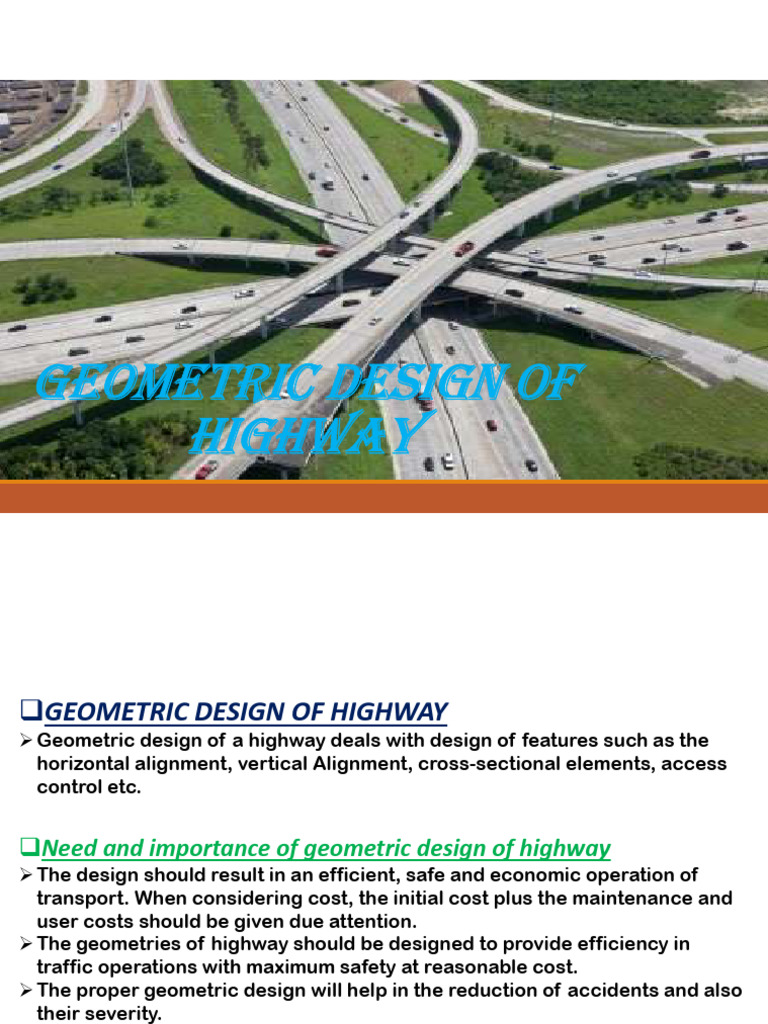 Lec-2 Geometric Design | PDF | Friction | Road