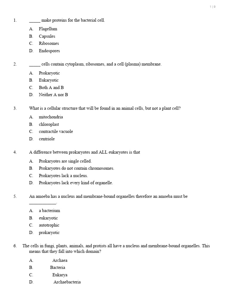 Practice MCQs | PDF | Cell (Biology) | Endoplasmic Reticulum