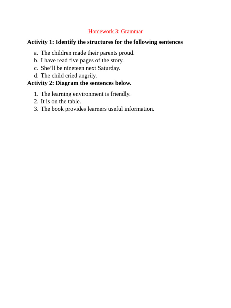 Homework 3 | PDF