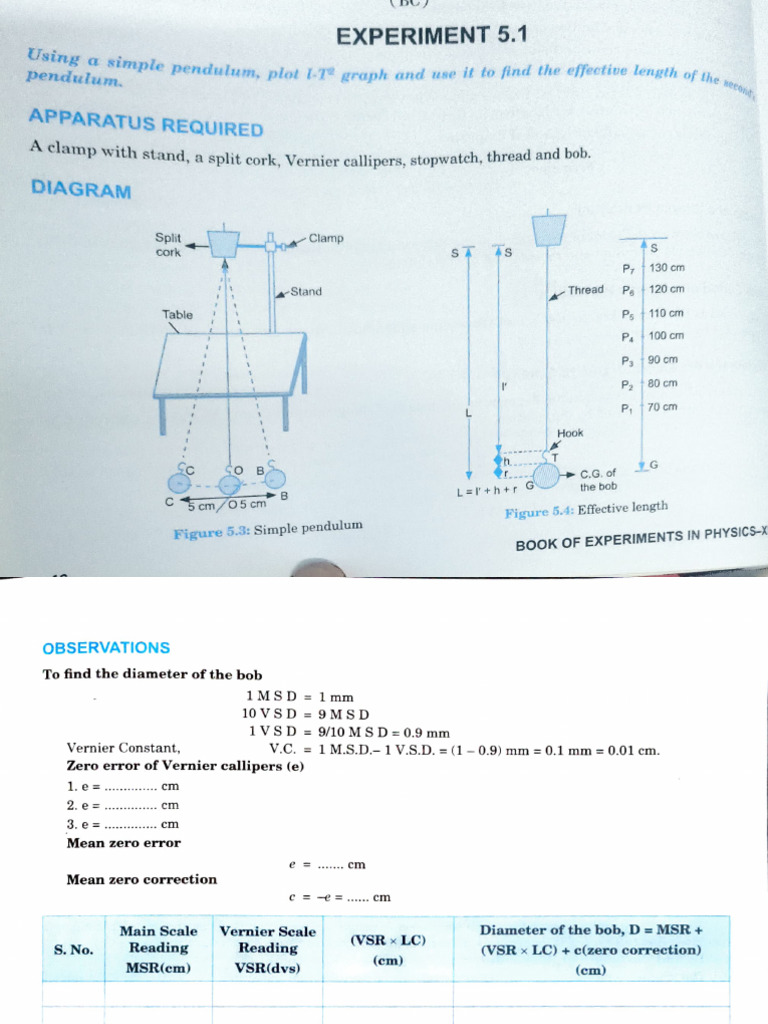 Physics Experiment Project | PDF