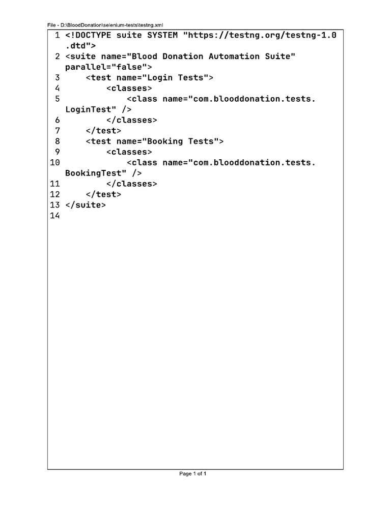 Login Test | PDF