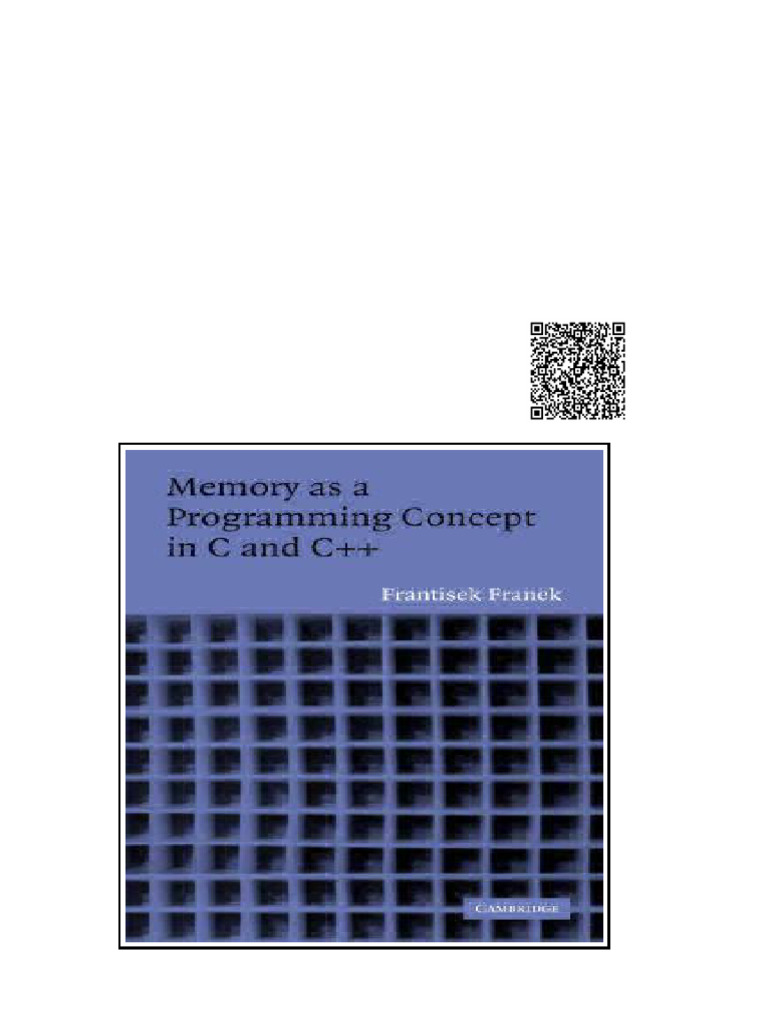 Memory As A Programming Concept in C and C Frantisek Franek | PDF ...