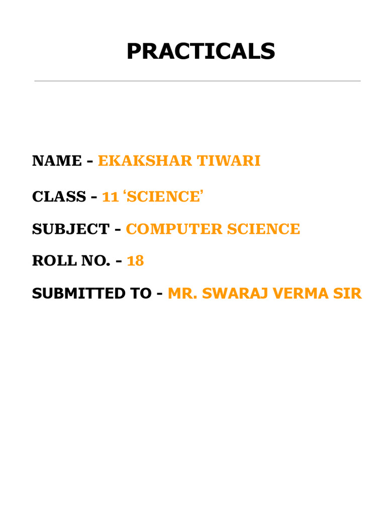 Practical Class 11 .Ipynb - Colab | PDF
