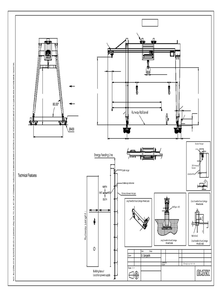 Rev.portal Vinç Ön Çalışma Yerleşim Resmi-Model | PDF | Construction ...