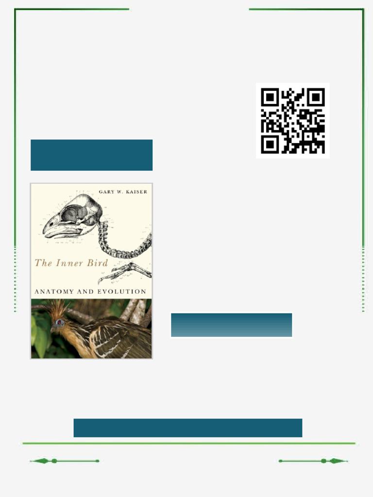 The Inner Bird Anatomy and Evolution 1st Edition Gary W. Kaiser Ebook ...
