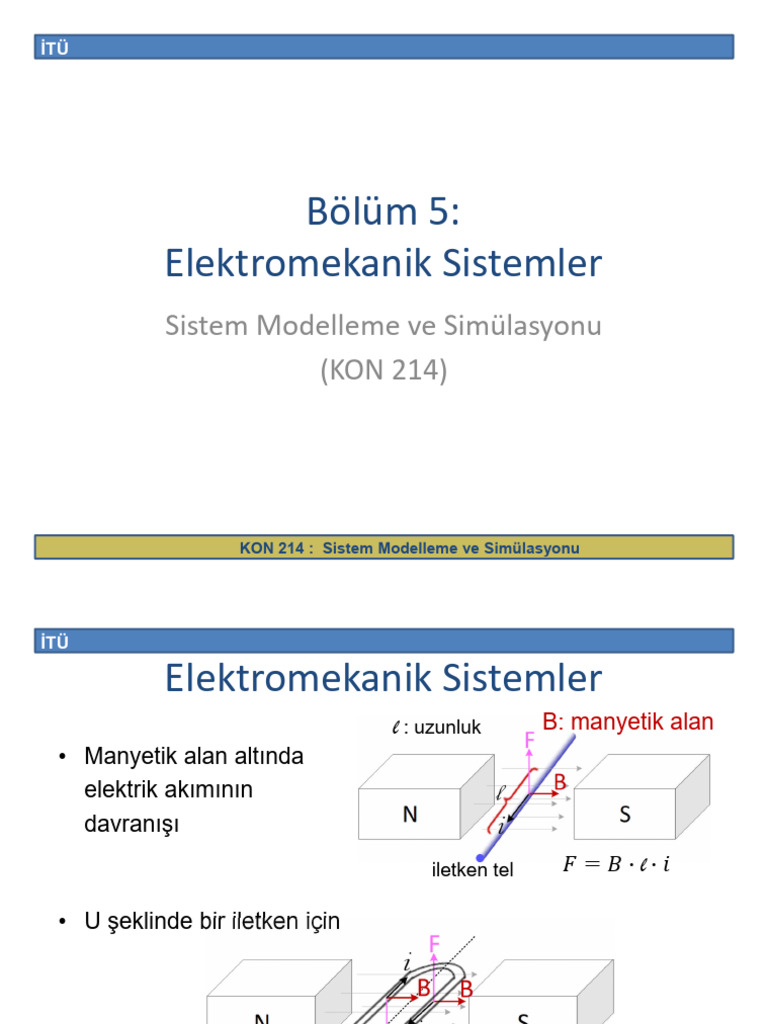 Chapter 05 Electromechanical Systems TR | PDF